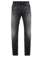 Saint Laurent Flag-patch Slim-leg Jeans