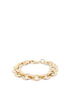 Matchesfashion.com Alta Ora - Circle Drop Gold Vermeil Chain Bracelet - Womens - Gold