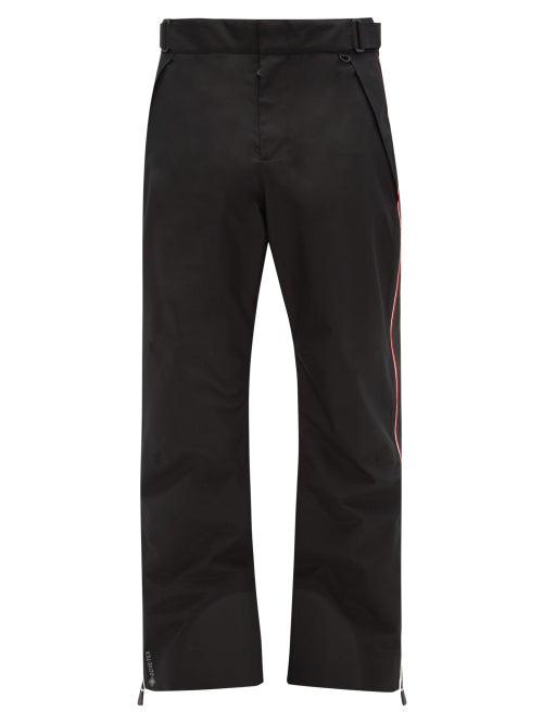 Matchesfashion.com Moncler Grenoble - Side Stripe Soft Shell Ski Trousers - Mens - Black