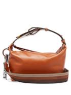 Matchesfashion.com Ganni - Tortoiseshell Effect Plaque Leather Bag - Womens - Tan