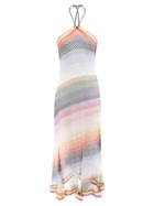 Missoni - Striped Crochet-knit Dress - Womens - Multi