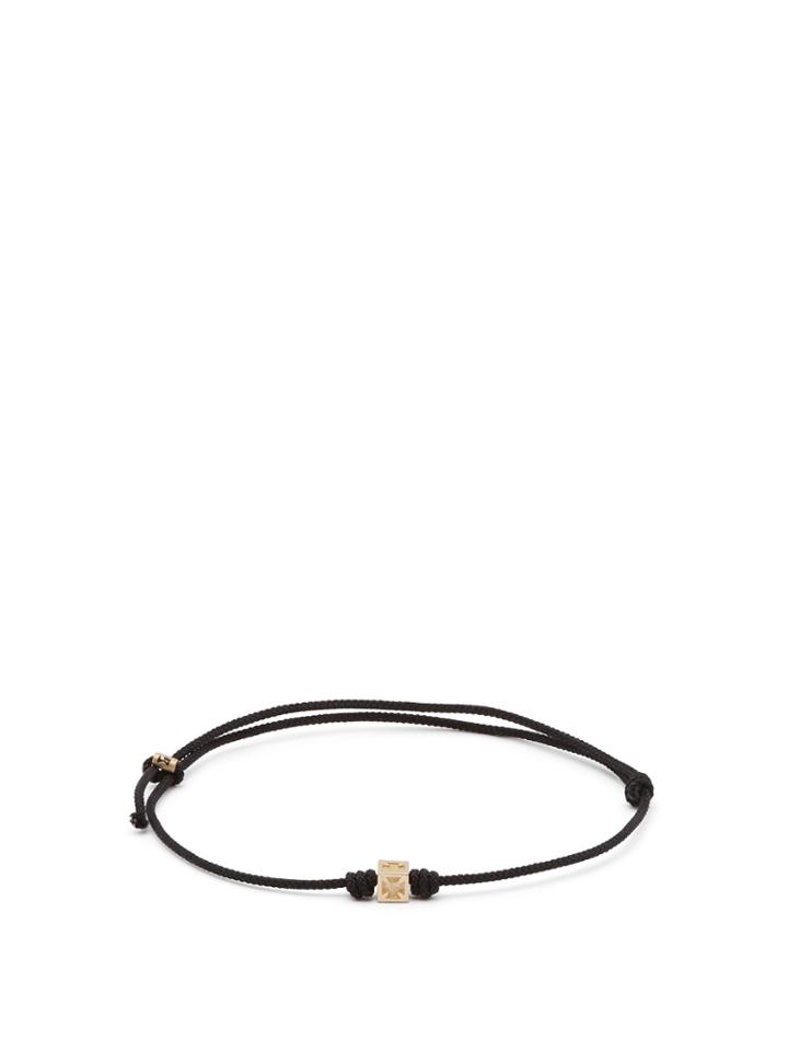 Luis Morais Cross Charm String Bracelet