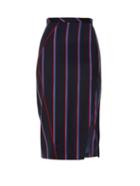 Altuzarra Monro Striped Wool-blend Pencil Skirt