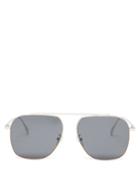 Fendi - Aviator Metal Sunglasses - Mens - Grey