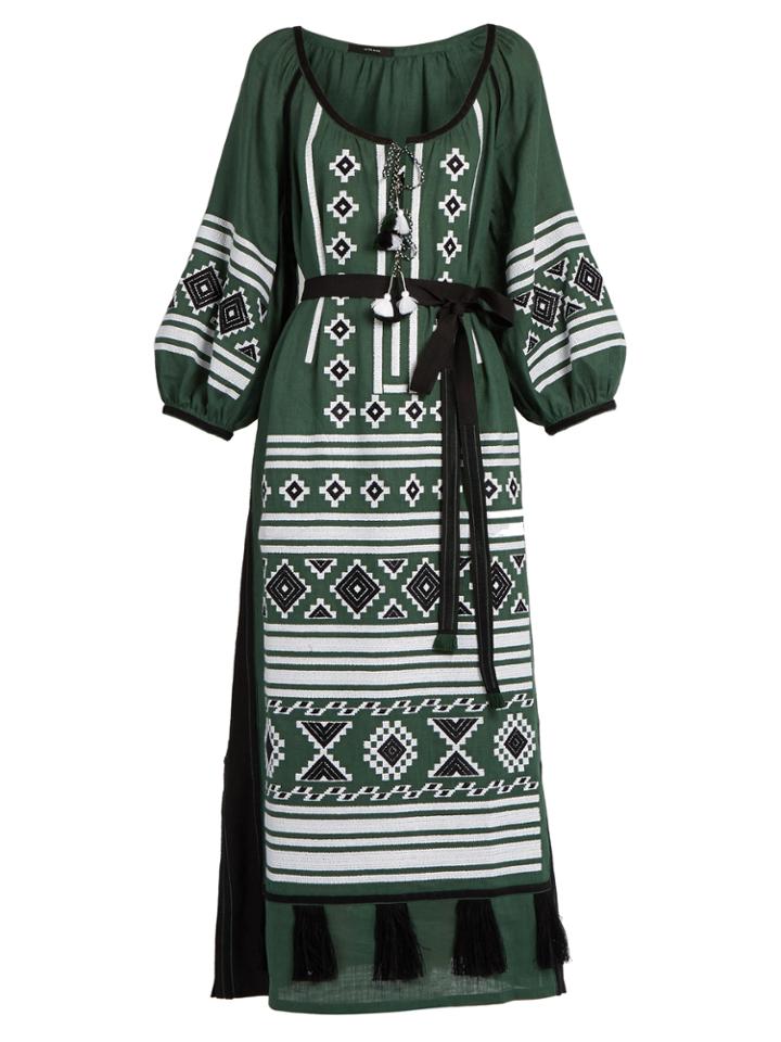 Vita Kin Croatia Embroidered Linen Dress