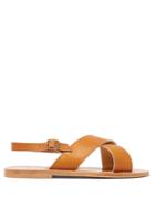 K.jacques Osorno Crossover Leather Sandals