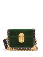 Prada Treasure Trunk Mini Velvet Box Bag