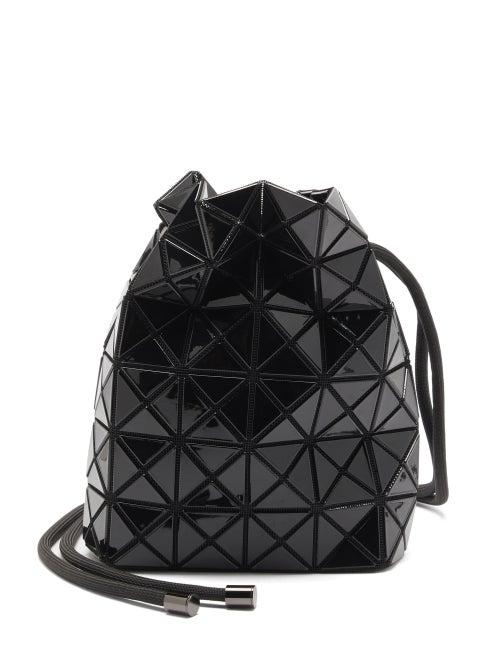 Bao Bao Issey Miyake - Wring Drawstring Pvc Bucket Bag - Womens - Black