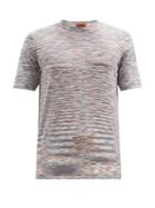 Matchesfashion.com Missoni - Space-dyed Cotton-jersey T-shirt - Mens - Multi
