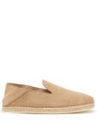 Tod's - Collapsible-heel Suede Espadrilles - Mens - Khaki