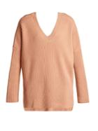 Stella Mccartney V-neck Ribbed-knit Wool Sweater