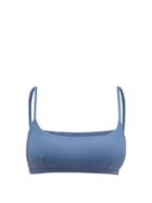 Matchesfashion.com Matteau - The Crop Bikini Top - Womens - Blue