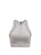 Matchesfashion.com Adidas By Stella Mccartney - Run/swim Stretch-technical Blend Crop Top - Womens - Grey