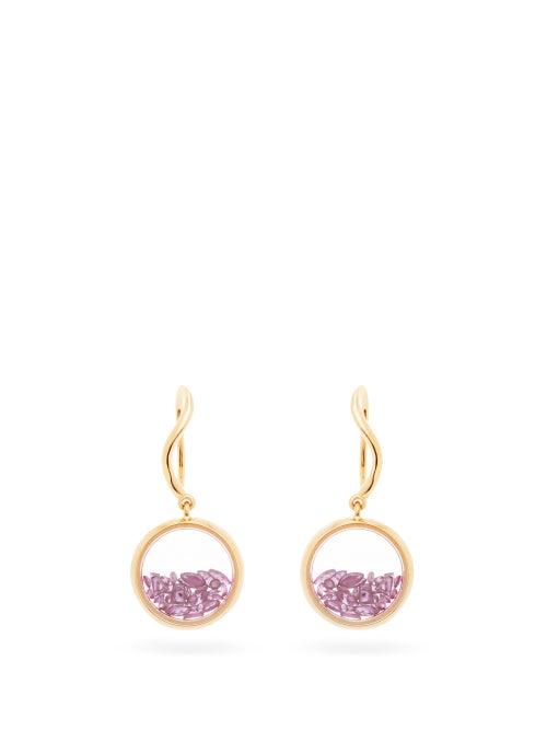 Matchesfashion.com Aurlie Bidermann Fine Jewellery - Chivor 18kt Gold & Ruby Earrings - Womens - Yellow Gold