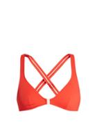 Matchesfashion.com Solid & Striped - The Josephine Triangle Bikini Top - Womens - Red