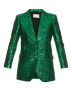 Gucci Floral-brocade Lam Jacket