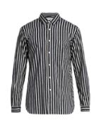 Tomorrowland Long-sleeved Striped Cotton-flannel Shirt