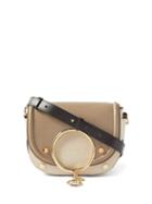 See By Chlo - Mara Ring-hardware Leather Cross-body Bag - Womens - Grey Multi