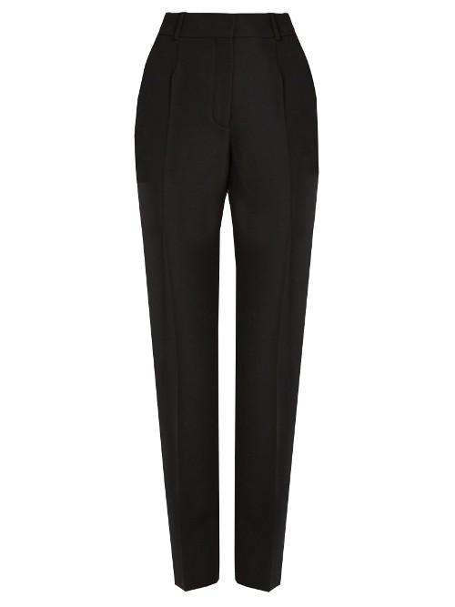 Balenciaga Cigarette-leg Wool Trousers
