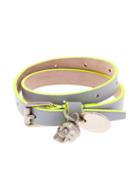 Alexander Mcqueen Wraparound Leather Bracelet