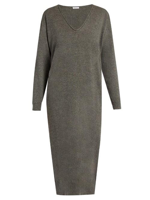 Tomas Maier V-neck Cashmere-knit Dress