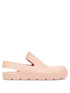 Matchesfashion.com Bottega Veneta - Puddle Rubber Slingback Sandals - Womens - Light Pink