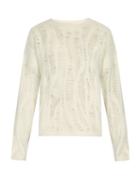 By Walid Punky Yan Shredded Cashmere-blend Sweater