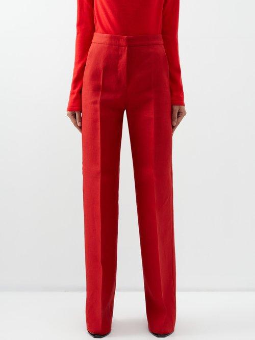Max Mara - Zarelia Trousers - Womens - Red