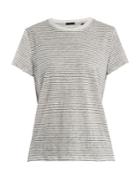 Atm Striped Linen-jersey T-shirt