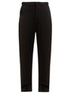 Vince Wide-leg Crepe-back Satin Trousers