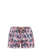 Matchesfashion.com Thorsun - Athena Tie Dye Shorts - Womens - Pink Multi