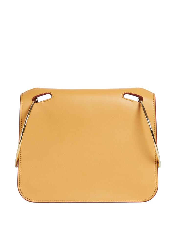 Roksanda Neneh Double-ring Leather Clutch