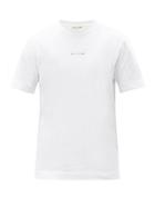 Matchesfashion.com 1017 Alyx 9sm - Logo-print Cotton-jersey T-shirt - Mens - White