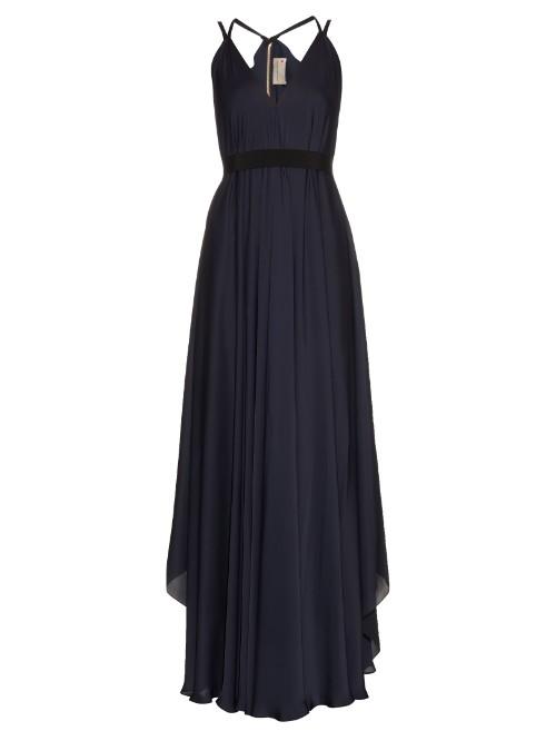 Maison Rabih Kayrouz Zip-through Charmeuse Dress