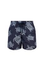 Vilebrequin Moorea Galuchat Turtle-print Swim Shorts