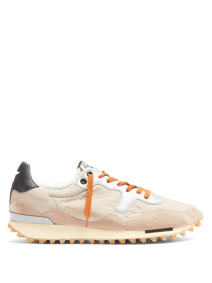 Golden Goose Deluxe Brand Starland Suede And Leather-trim Low-top Trainers