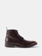 Paul Smith - Jarman Lace-up Leather Boots - Mens - Dark Brown