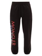 Matchesfashion.com 2 Moncler 1952 - X Awake Ny Applied-logo Cotton Track Pants - Mens - Black