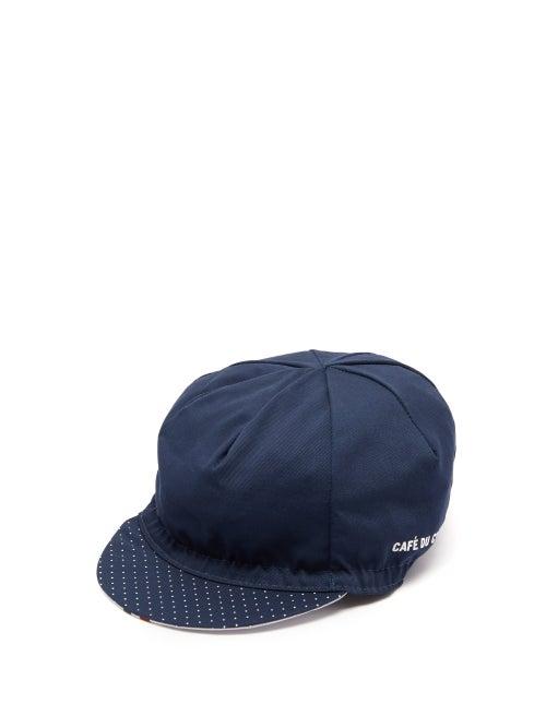 Matchesfashion.com Caf Du Cycliste - Classic Technical Twill Cap - Mens - Navy