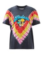 Radarte - Rocker Mushroom-print Tie-dye Cotton T-shirt - Womens - Multi