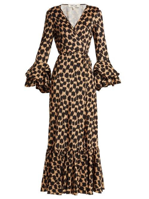 Matchesfashion.com Diane Von Furstenberg - Henlow Silk Dress - Womens - Animal