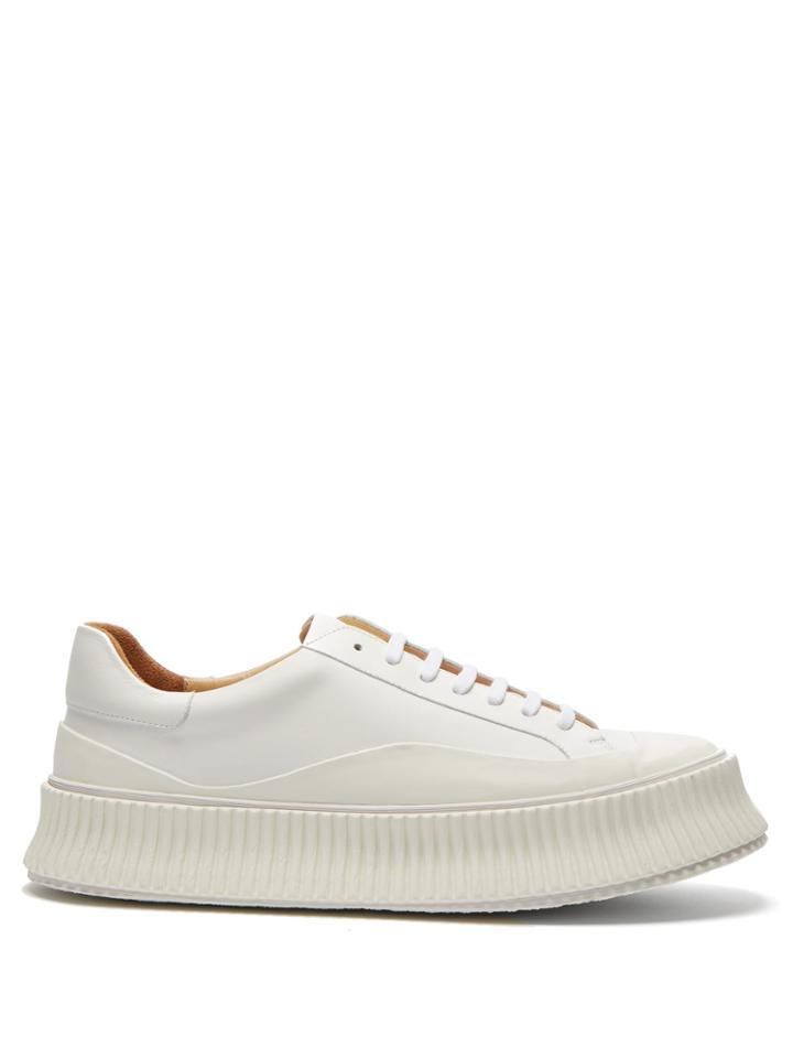 Jil Sander Leather Low-top Trainers