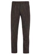 Matchesfashion.com Etro - Tailored Wool Trousers - Mens - Brown