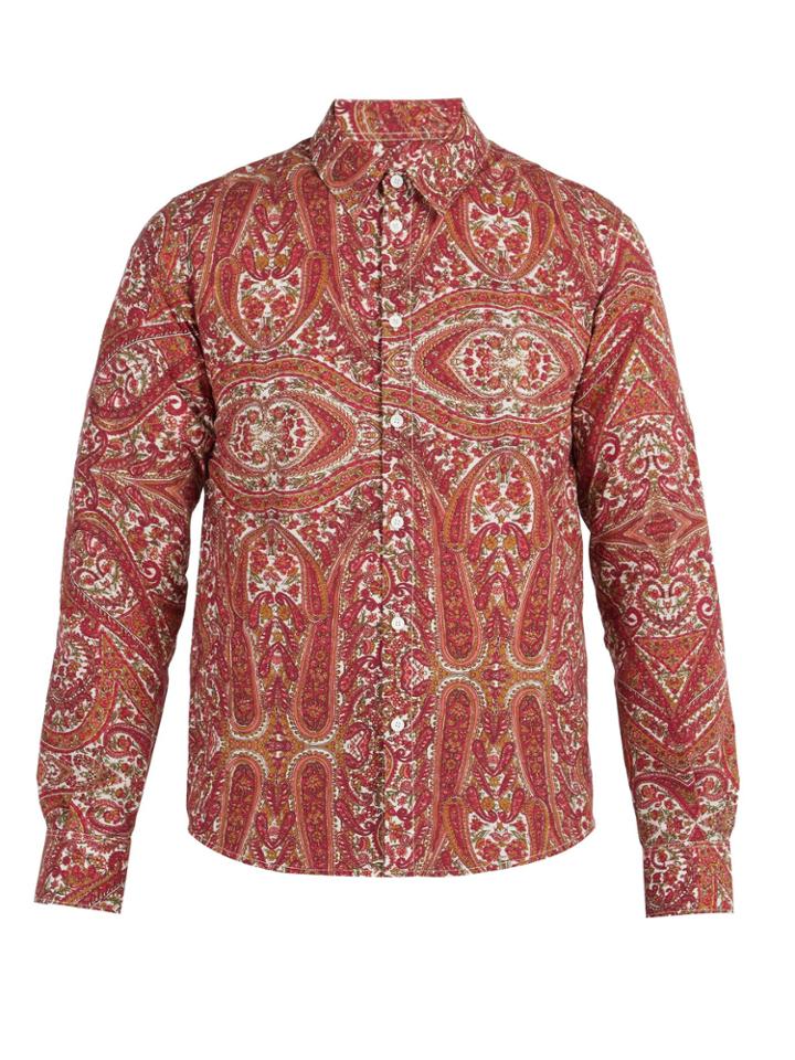 Éditions M.r Saint Germain Paisley-print Cotton Shirt