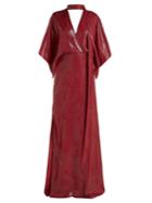 Roland Mouret Duval Butterfly-sleeve Silk-blend Gown