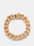 Bleue Burnham - Cuban-link Recycled 9kt Gold Bracelet - Mens - Gold