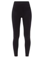 Matchesfashion.com Prism - Awaken Ribbed-jersey Leggings - Womens - Black