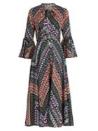 Temperley London Kaleidoscope-print Cotton Dress