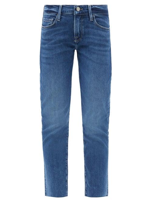 Frame - Le Garcon Slim-leg Jeans - Womens - Mid Denim