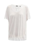 Matchesfashion.com Atm - V Neck Modal Jersey T Shirt - Womens - White